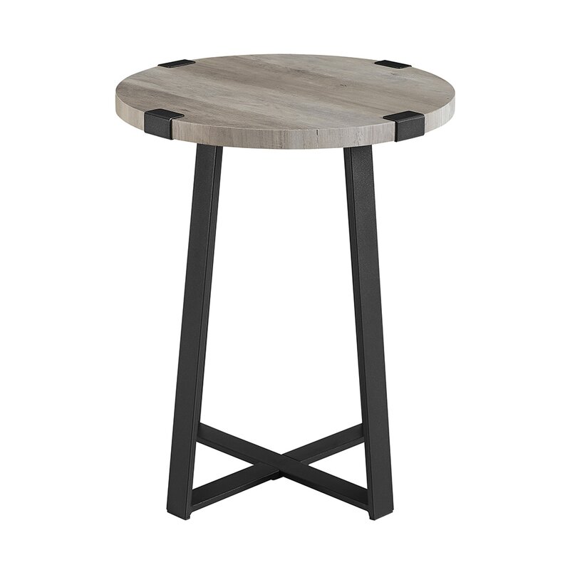 Laurel Foundry Modern Farmhouse Enrique Cross Legs End Table Reviews   Enrique Cross Legs End Table 